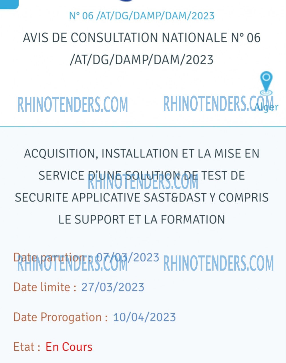 Rhinotenders