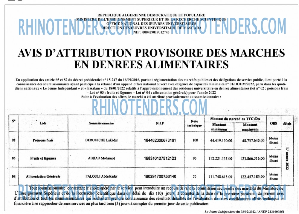 Jeune Independant