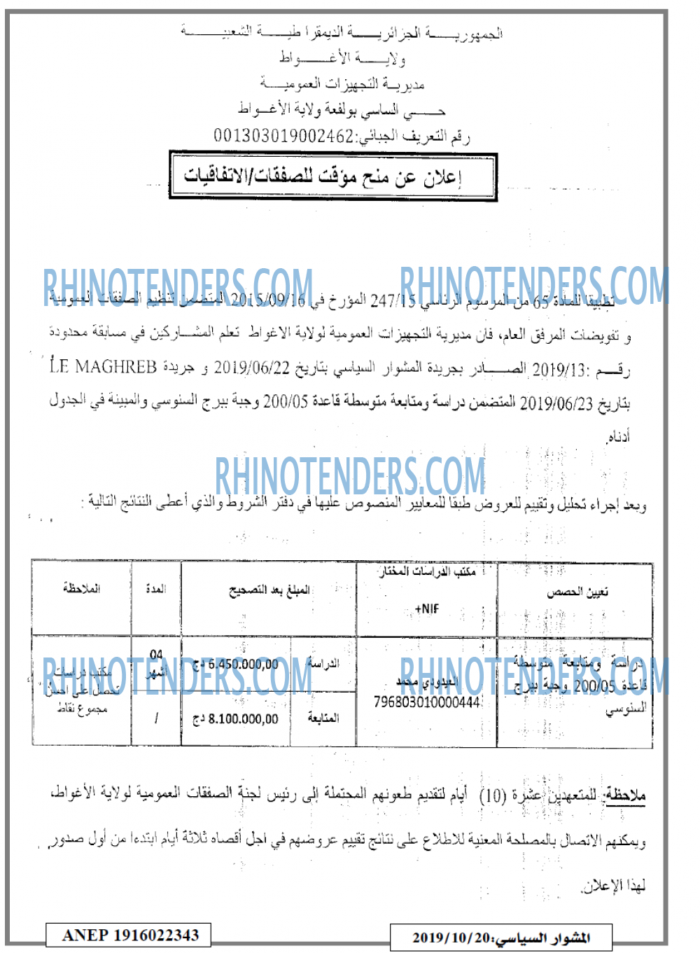 المشوار السياسي