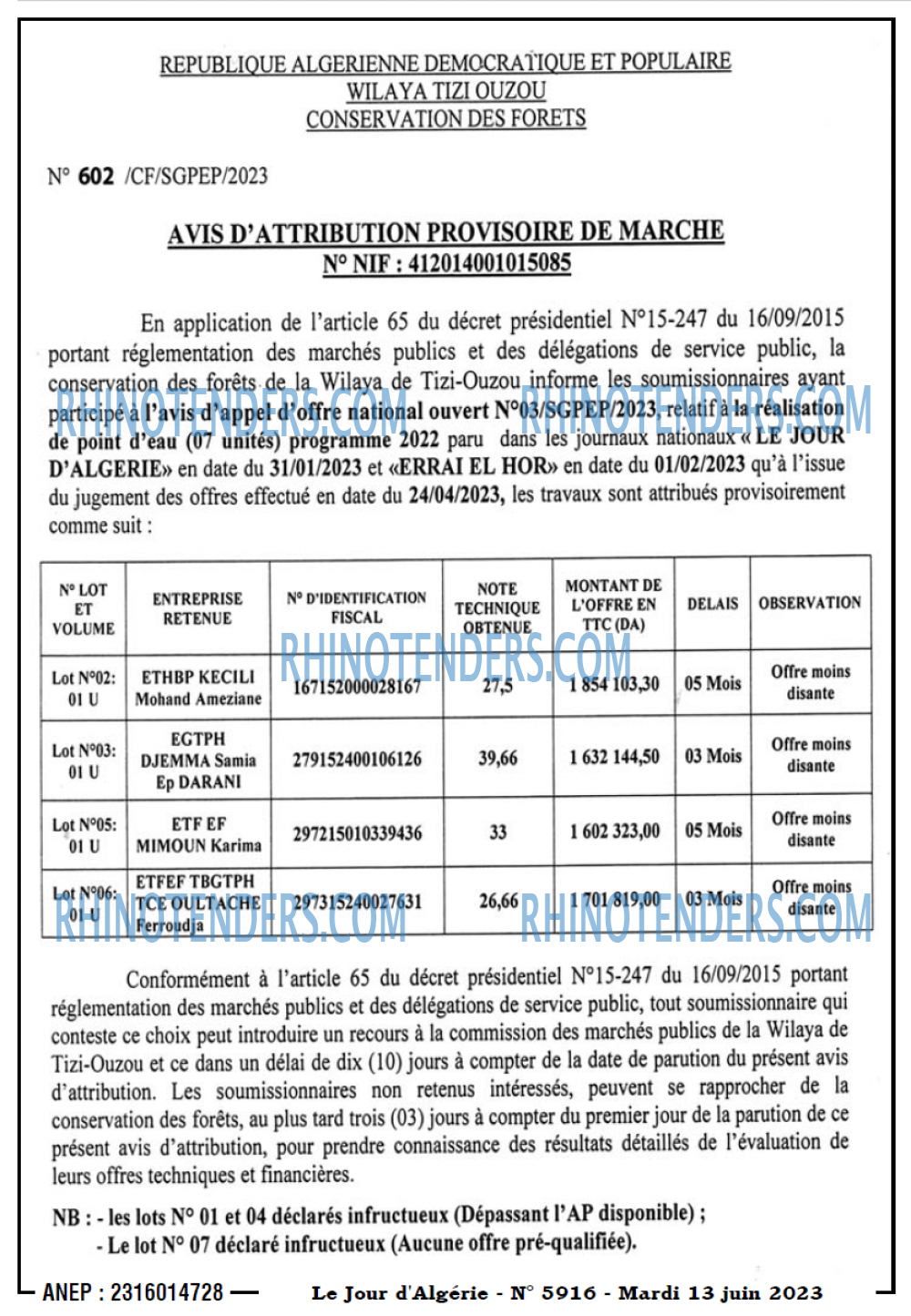 Le Jour d'Algérie