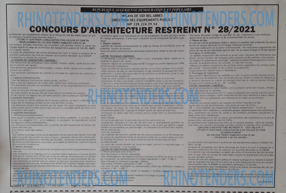 ALGERIE PRESSE