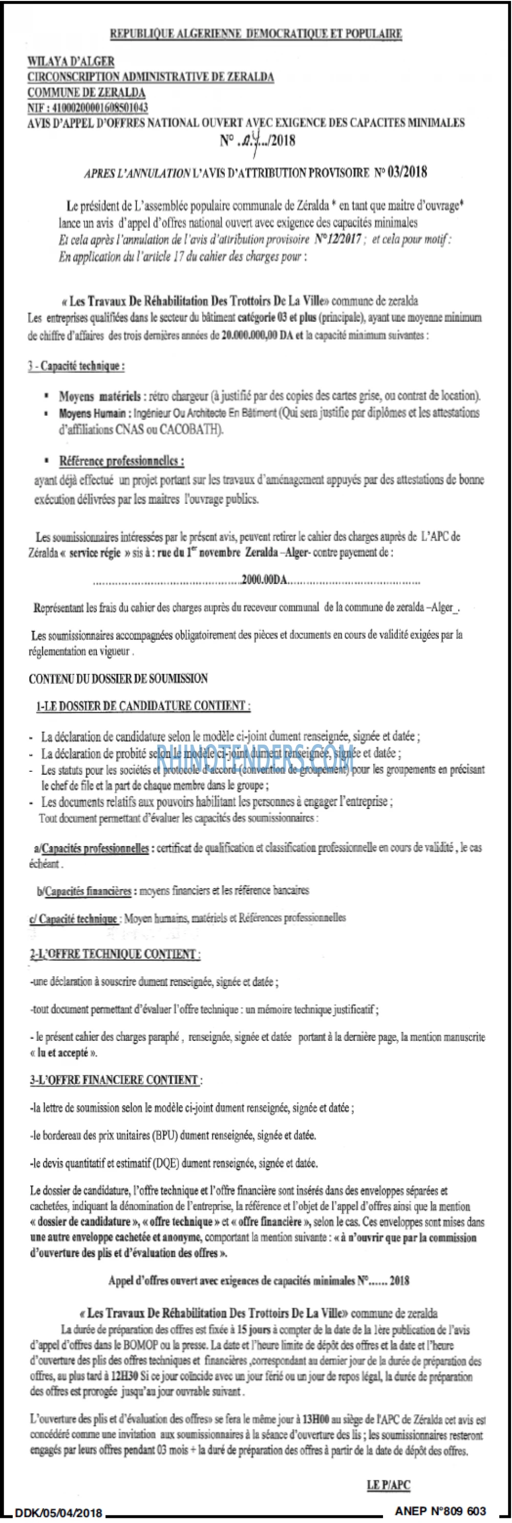 LA DEPECHE DE KABYLIE