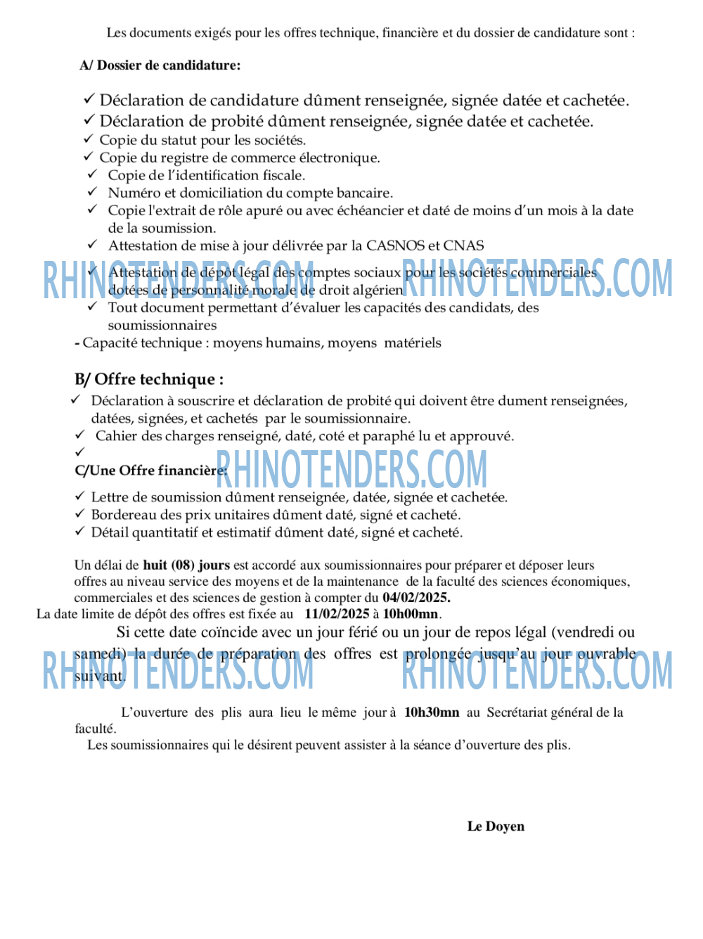 Rhinotenders