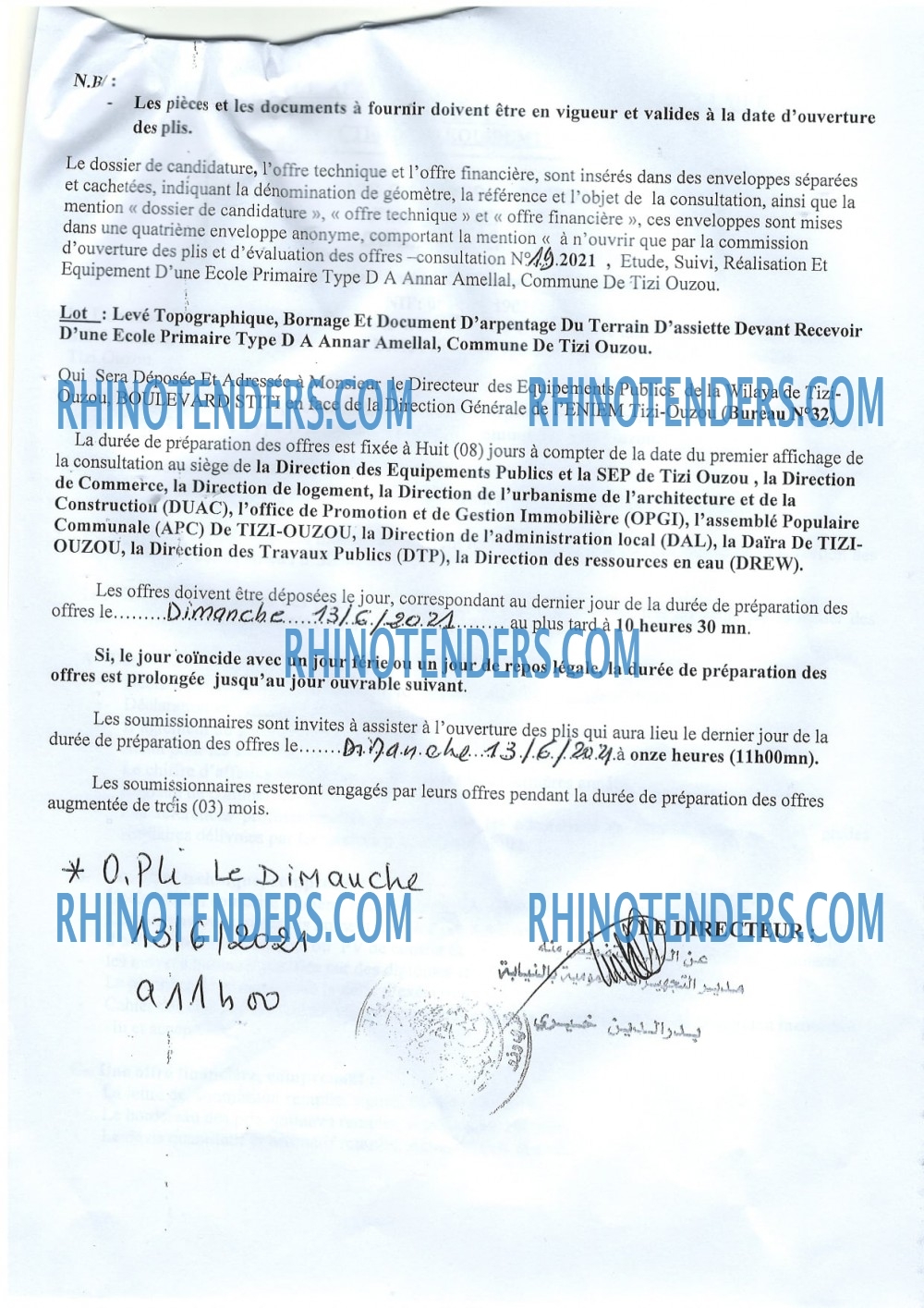 Rhinotenders