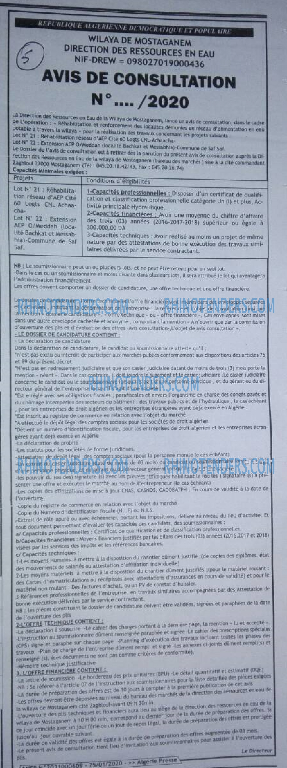 ALGERIE PRESSE