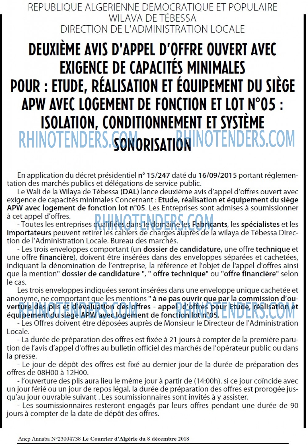 Le Courrier d'Algerie