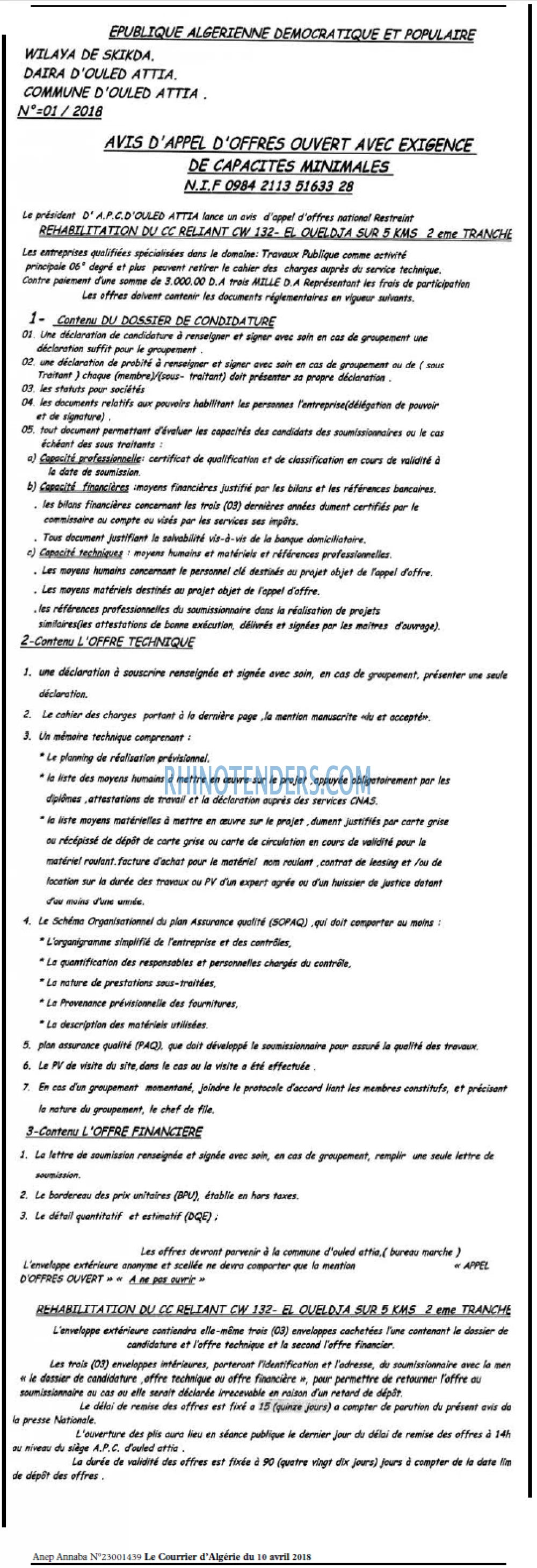 Le Courrier d'Algerie