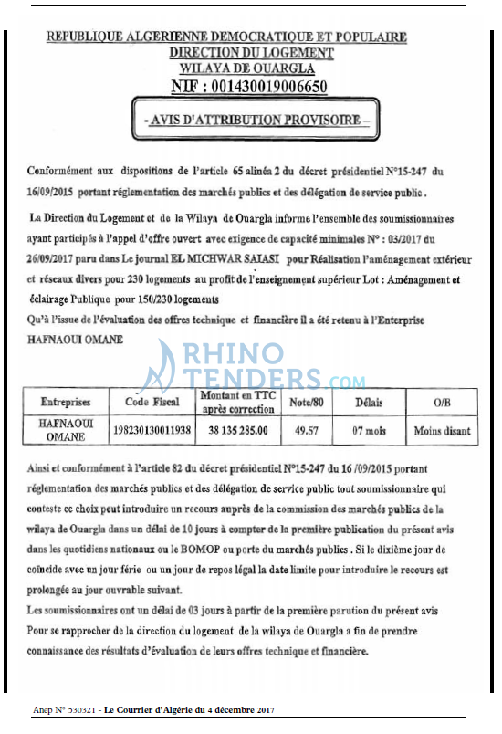 Le Courrier d'Algerie