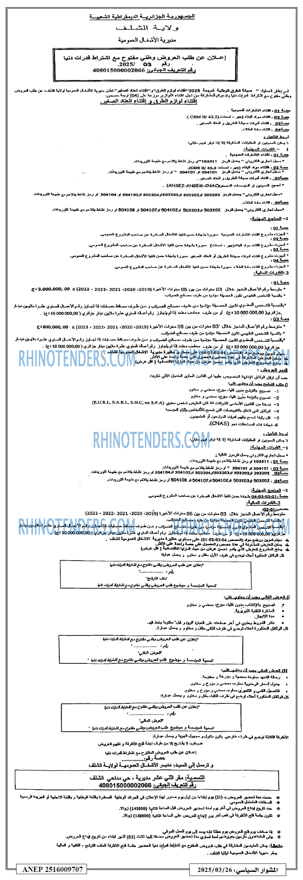 المشوار السياسي