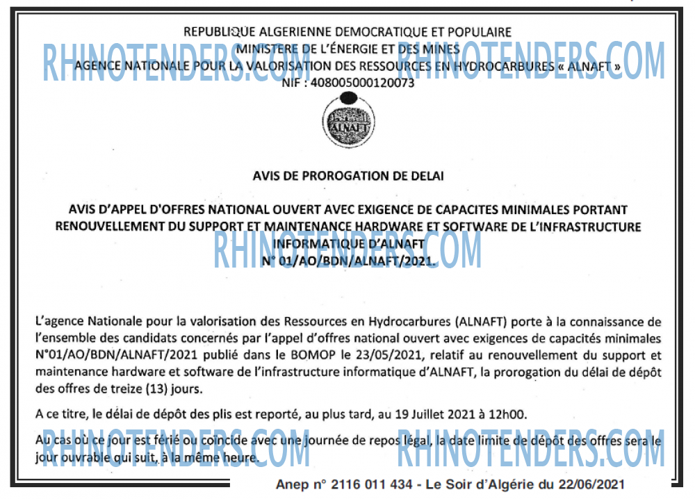 LE SOIR D'ALGERIE