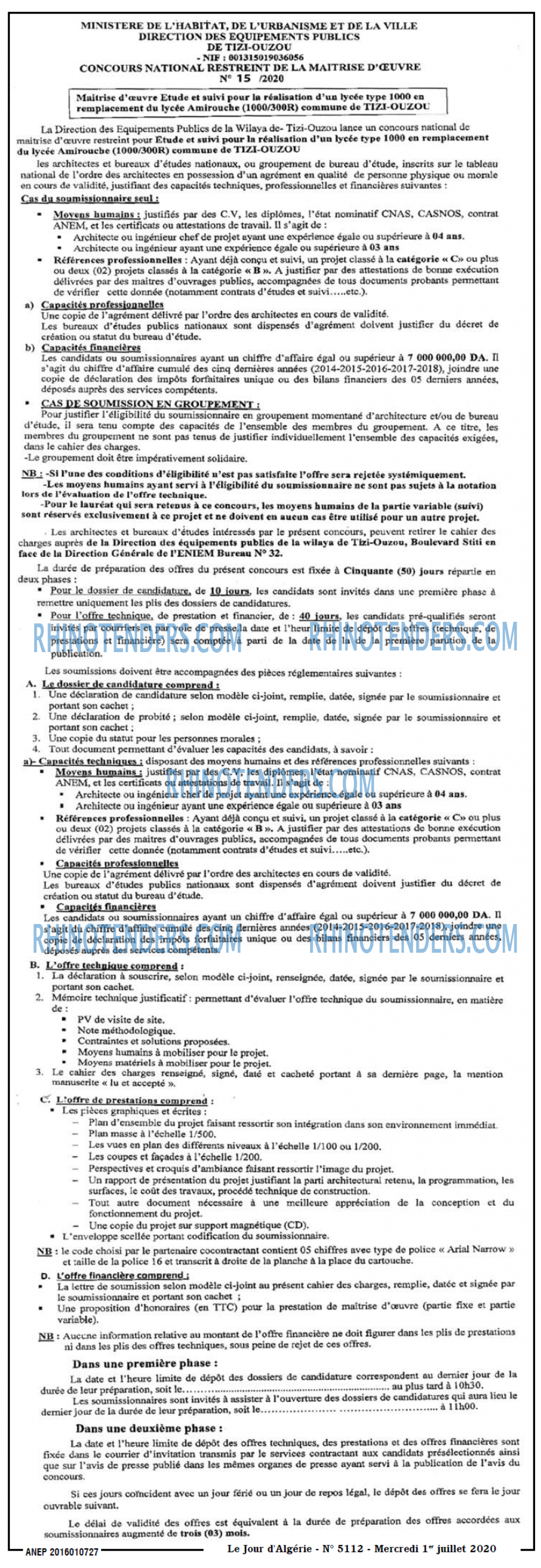 Le Jour d'Algérie
