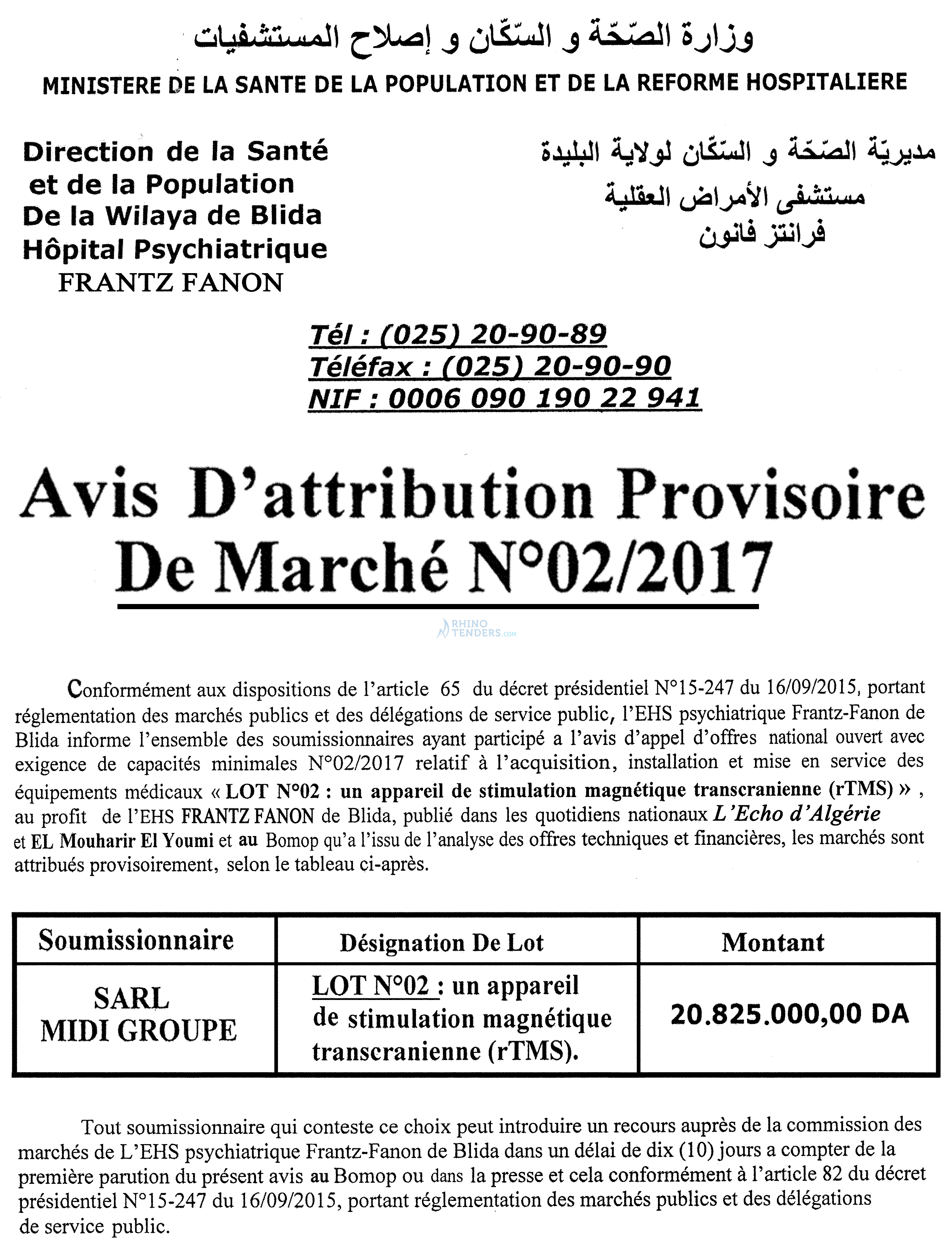 L'ECHO D'ALGERIE