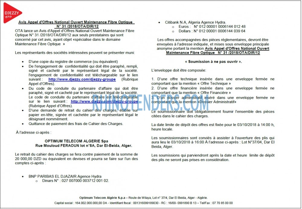 Optimum Telecom Algerie