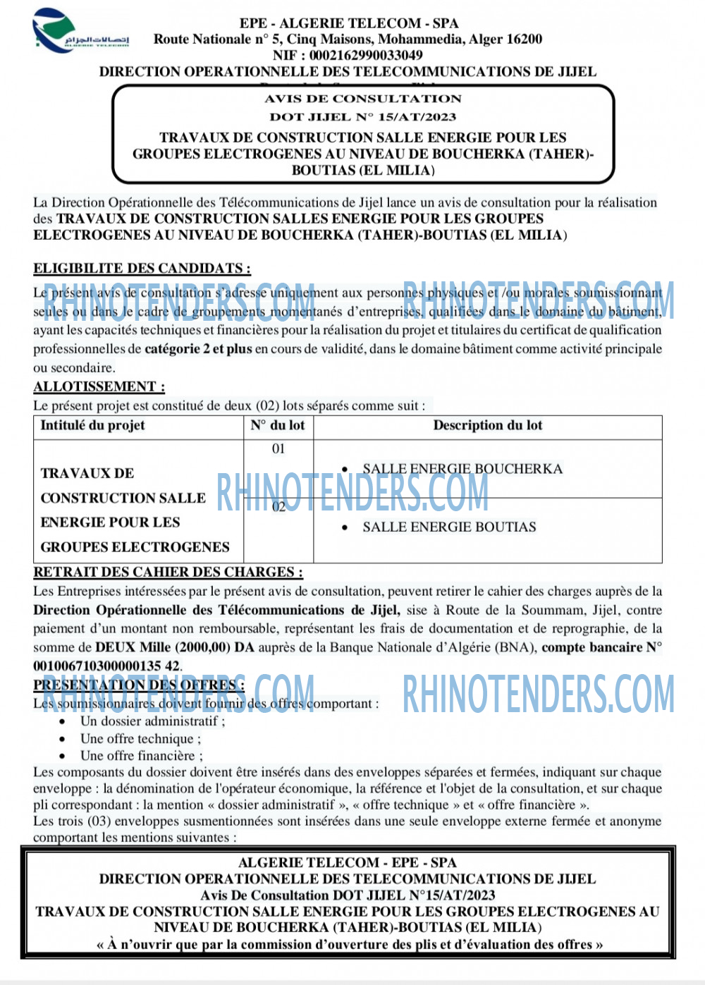 Rhinotenders