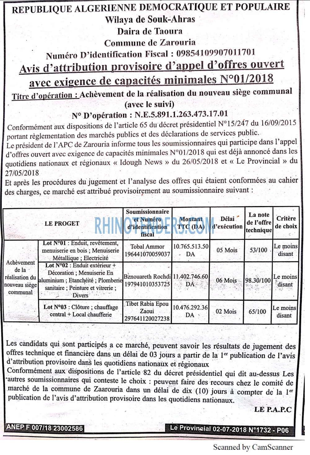 LE PROVINCIAL