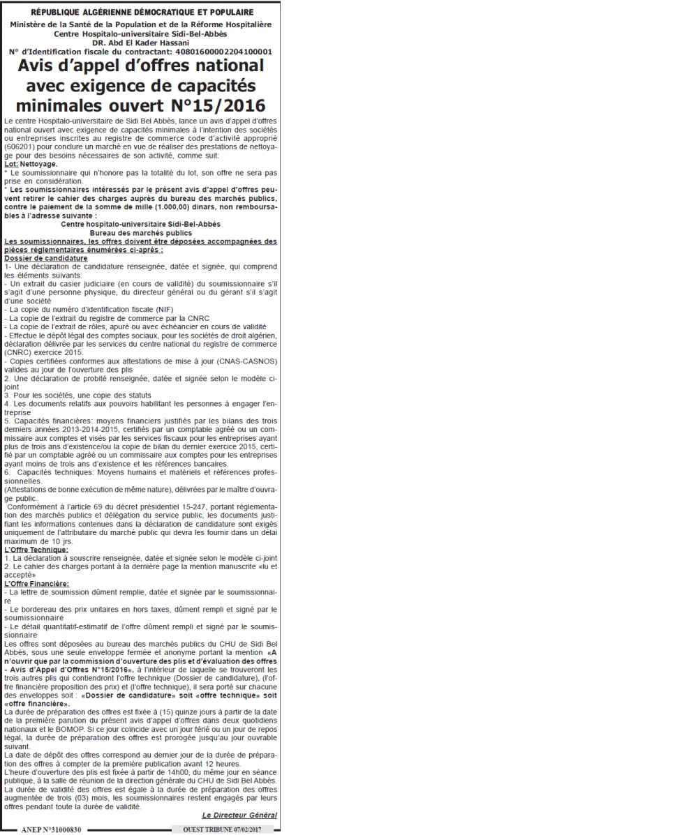 ouest TRIBUNE