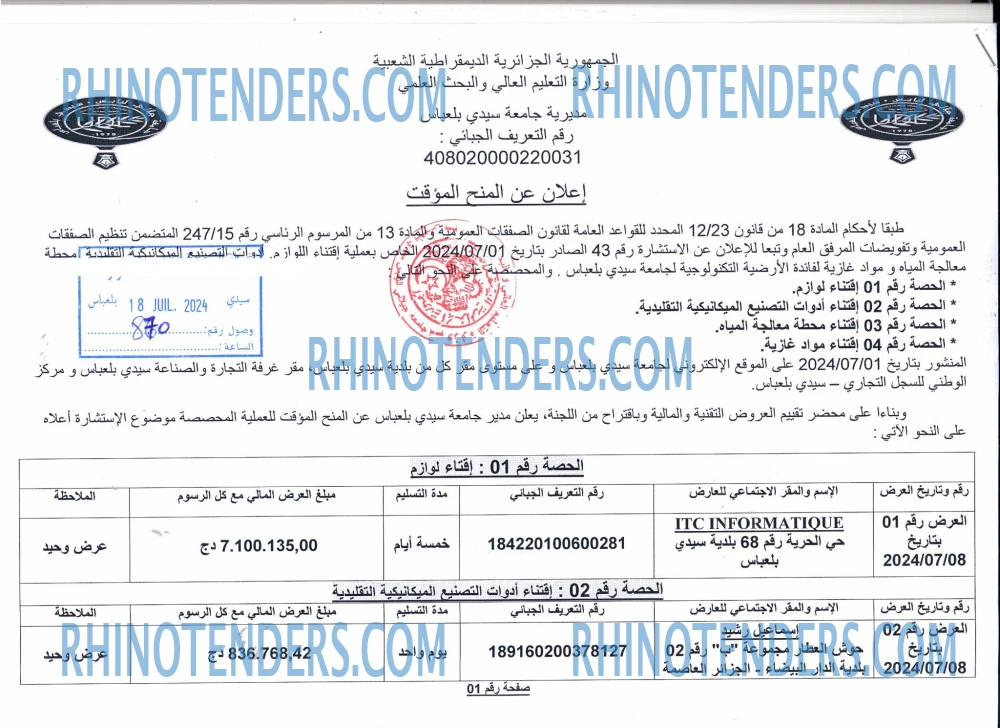 Rhinotenders