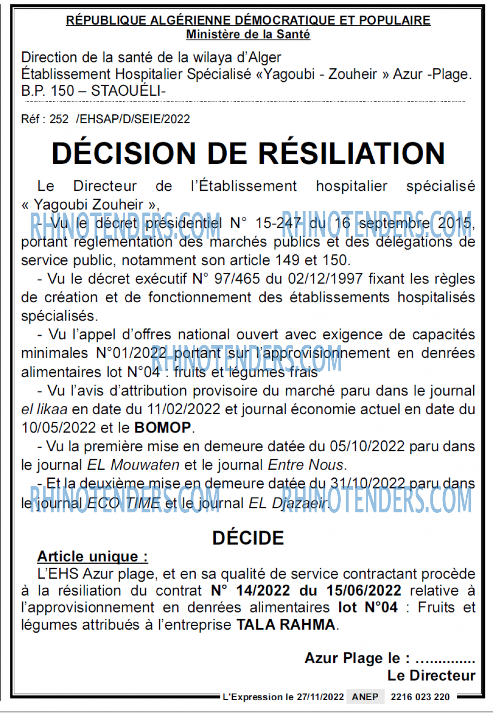L'EXPRESSION