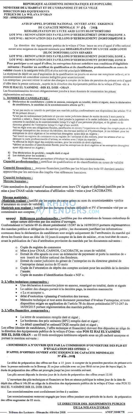 TRIBUNE DES LECTEURS