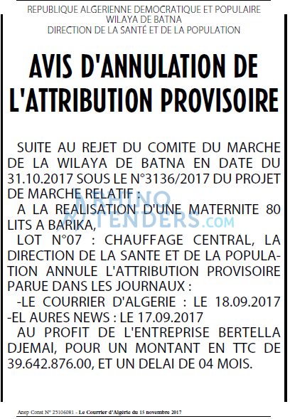 Le Courrier d'Algerie