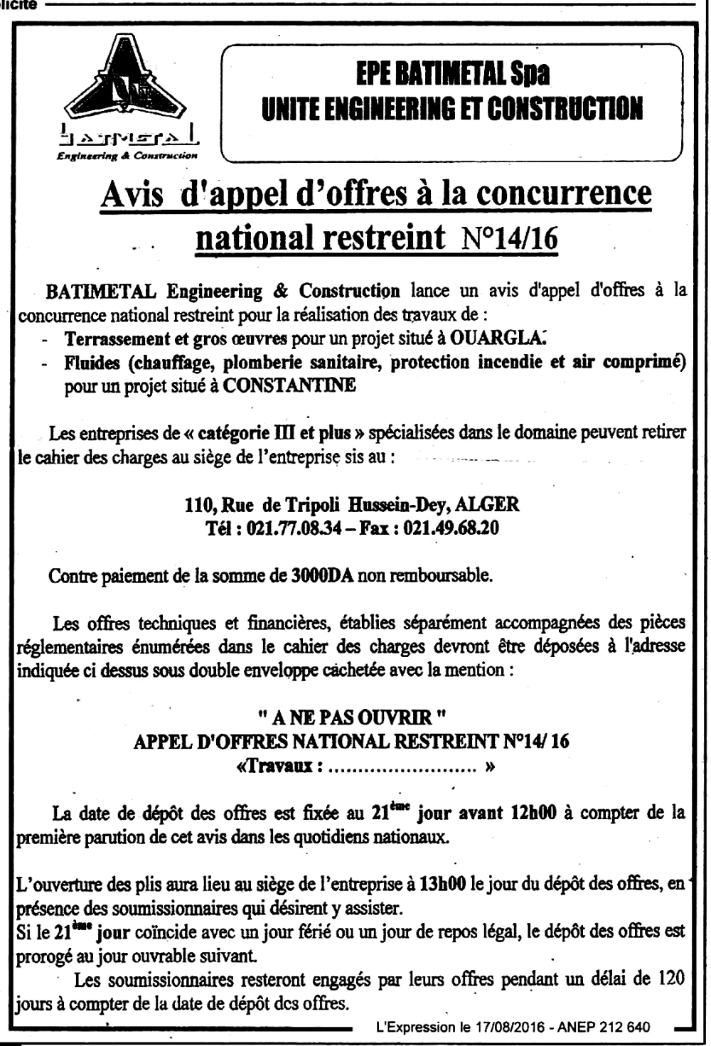 L'EXPRESSION