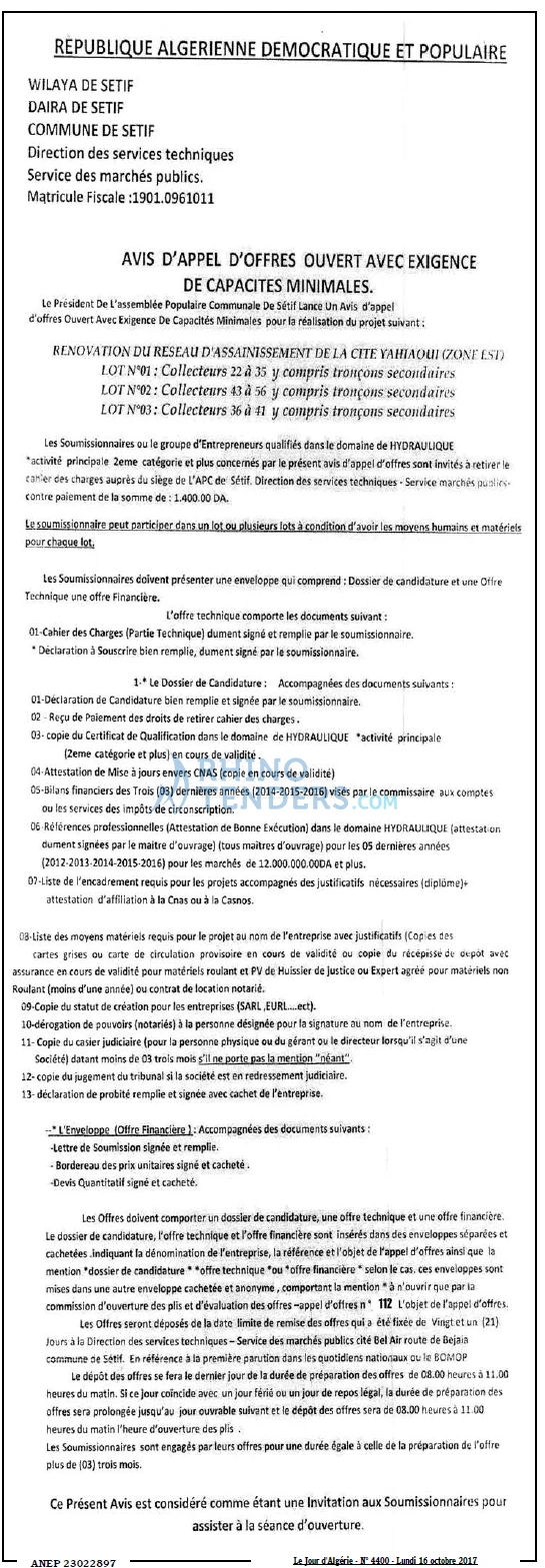 Le Jour d'Algérie