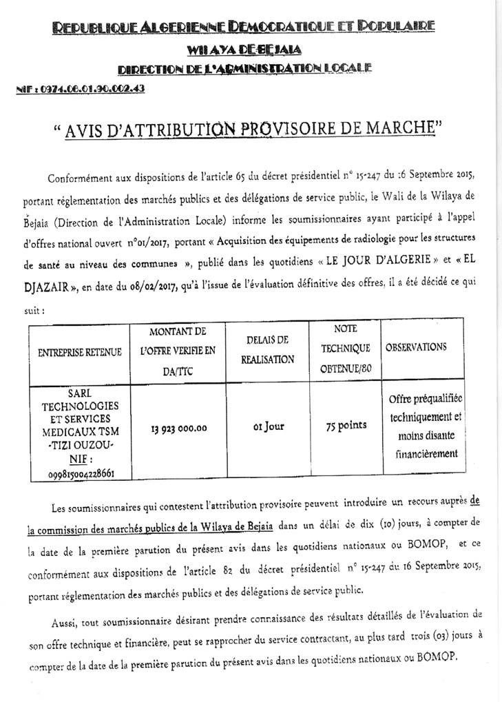 Le Jour d'Algérie