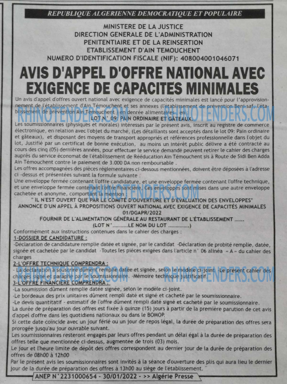 ALGERIE PRESSE