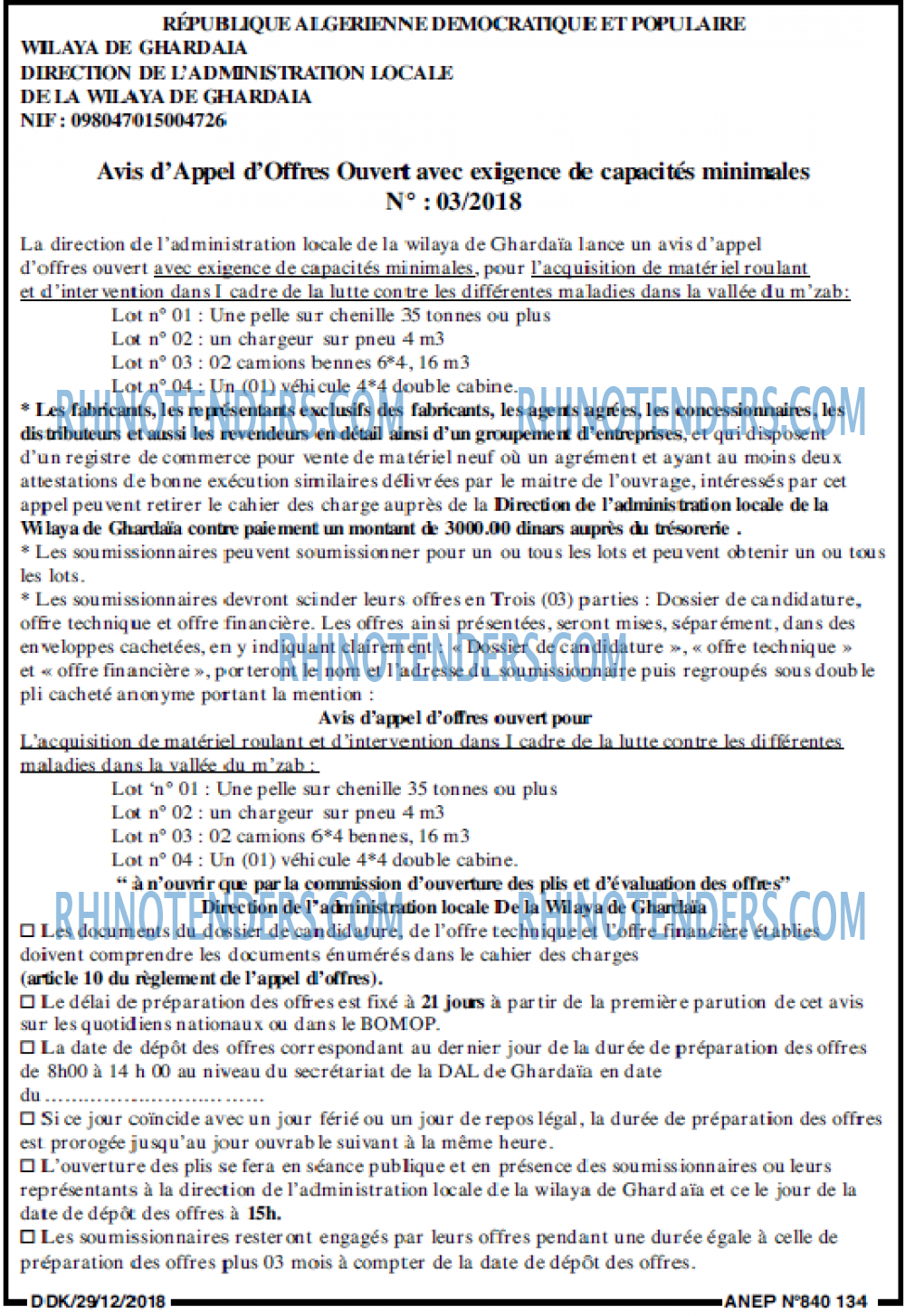 LA DEPECHE DE KABYLIE