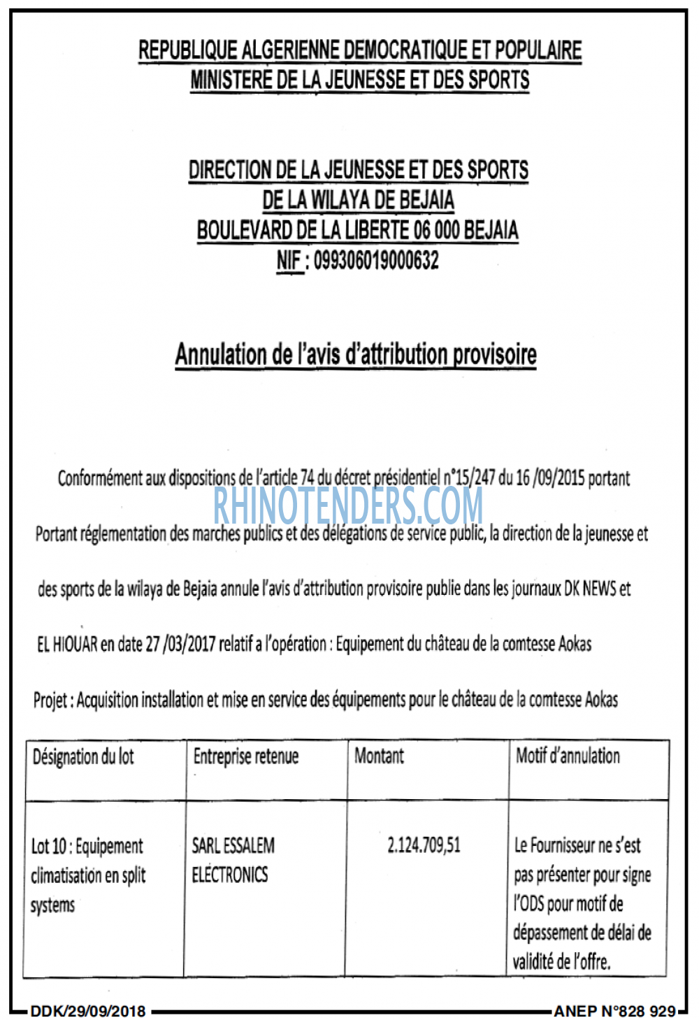 LA DEPECHE DE KABYLIE