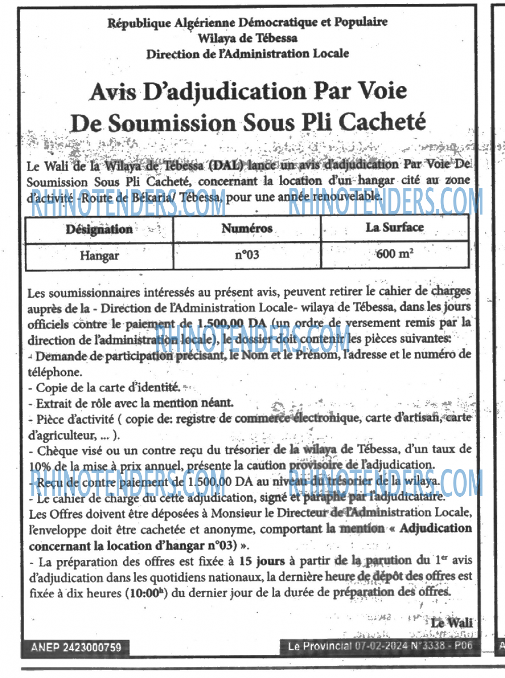 LE PROVINCIAL