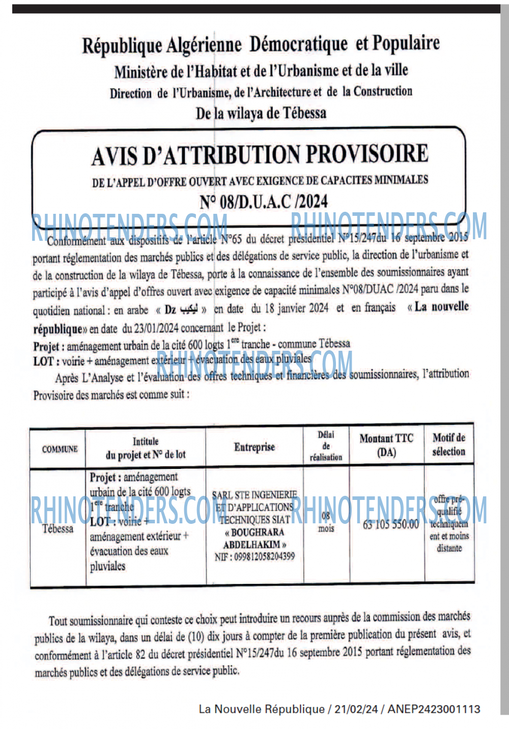 NOUVELLE REPUBLIQUE