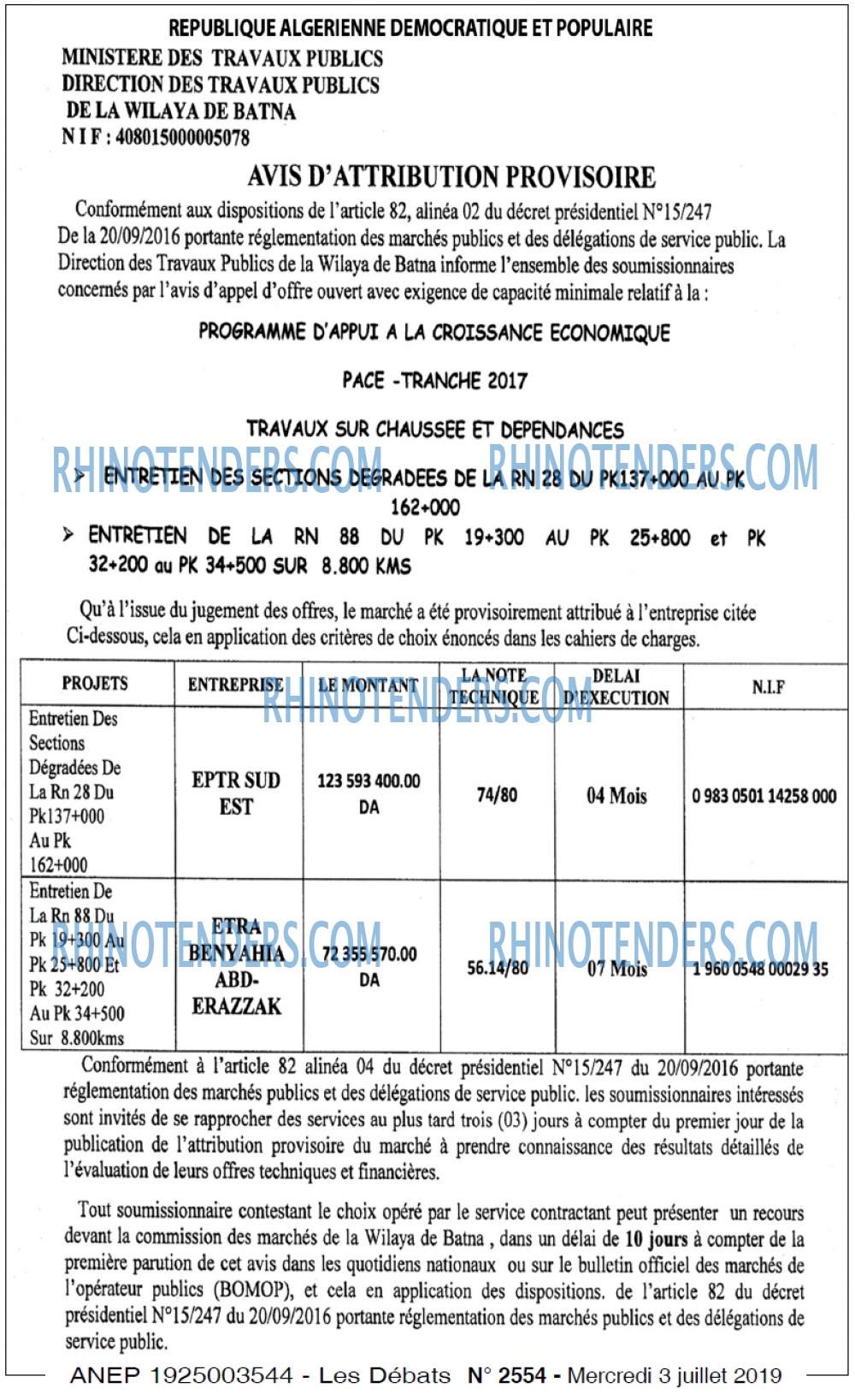 Les Debats