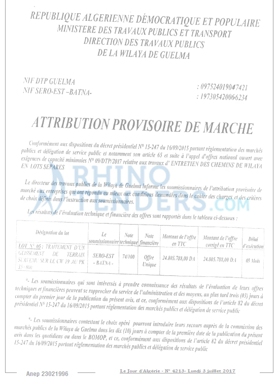 Le Jour d'Algérie