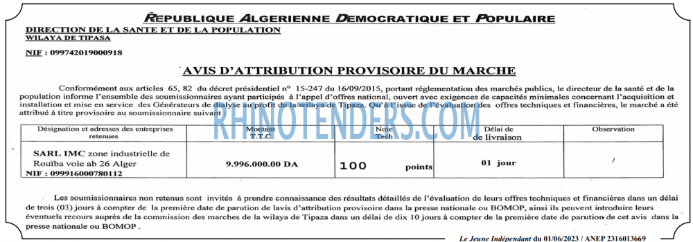 Le jeune indépendant