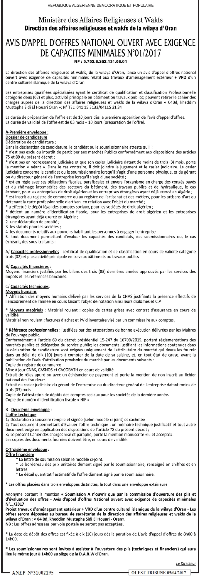ouest TRIBUNE