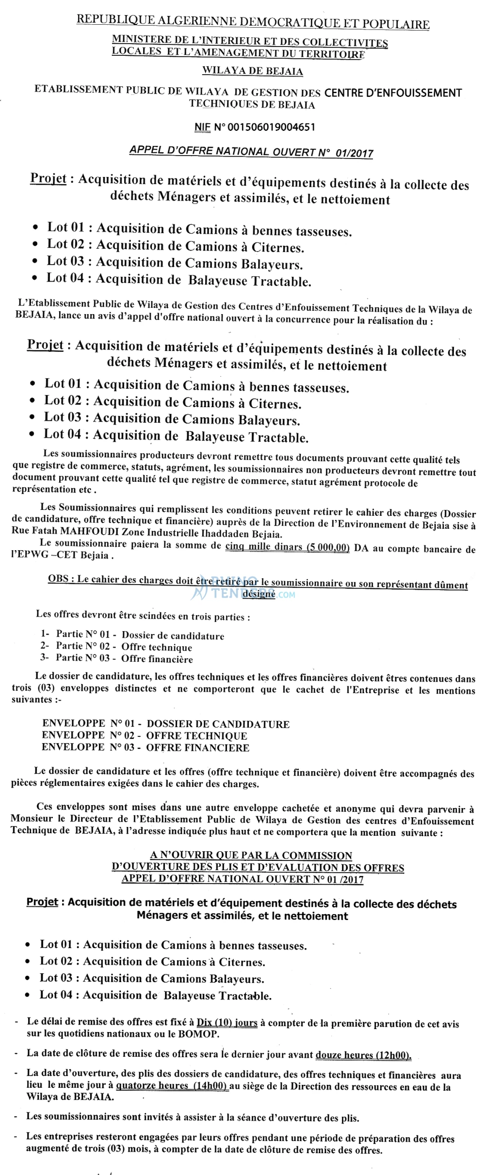 LA DEPECHE DE KABYLIE