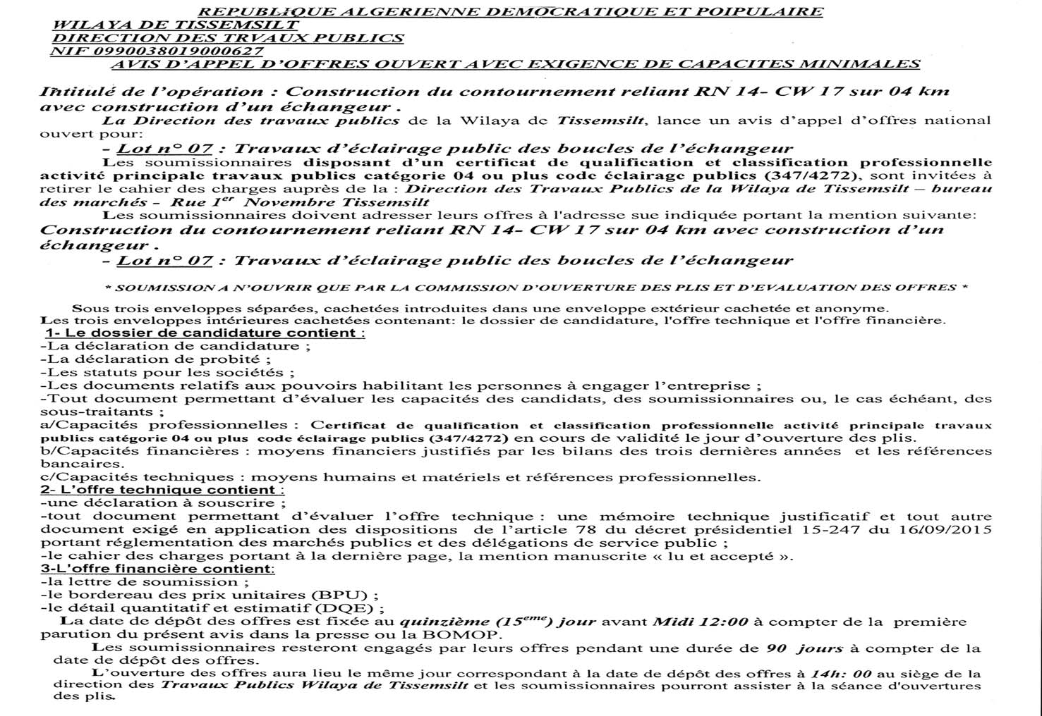 Le Jour d'Algérie