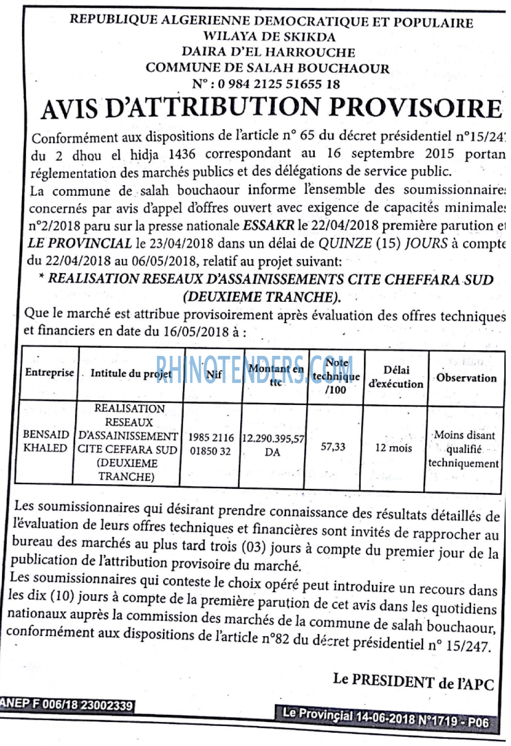 LE PROVINCIAL