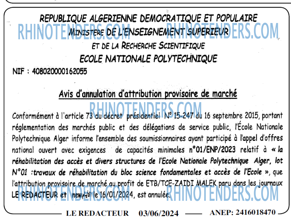 LE REDACTEUR