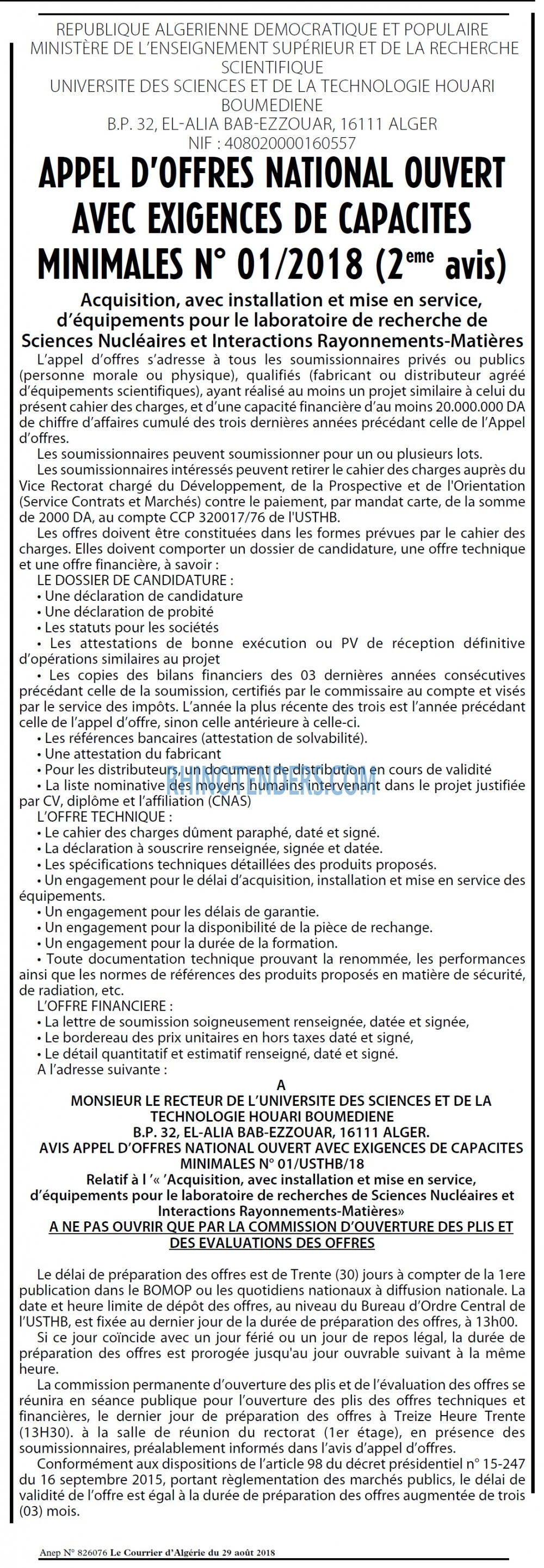 Le Courrier d'Algerie
