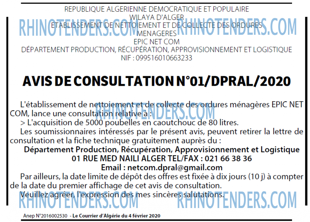 Le Courrier d'Algerie