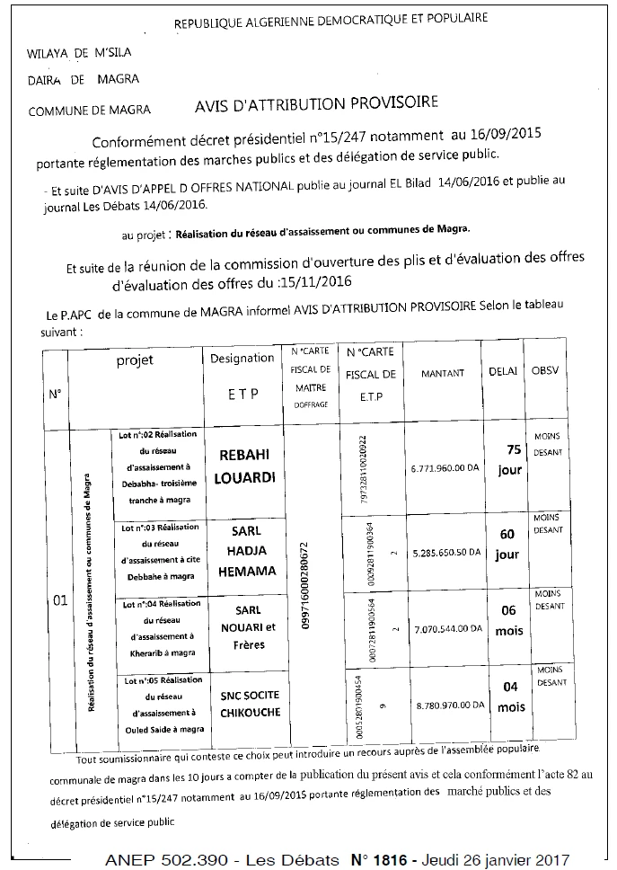 Les Debats