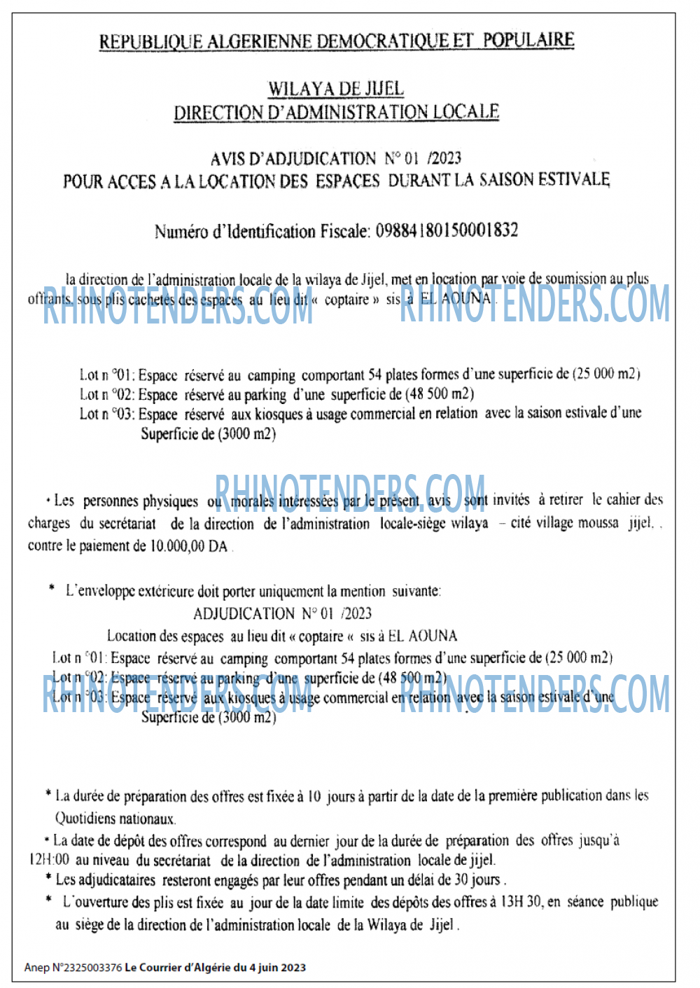 Le Courrier d'Algerie