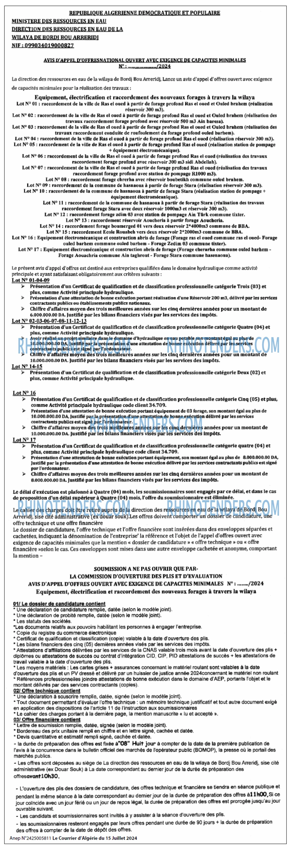 Le Courrier d'Algerie