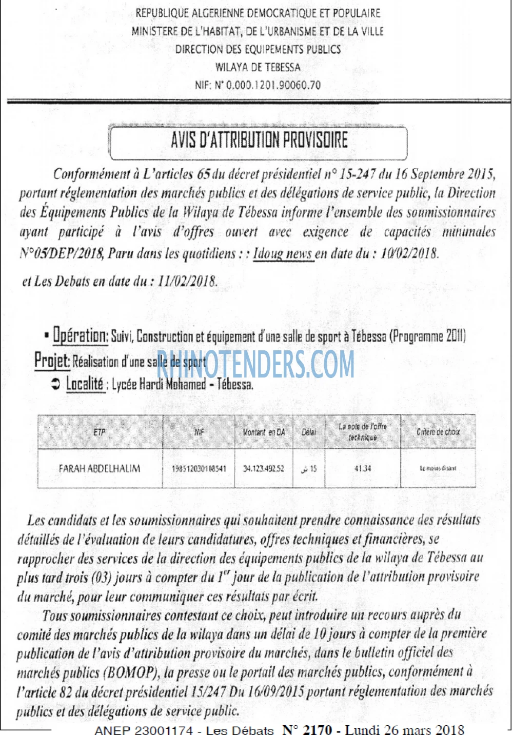 Les Debats