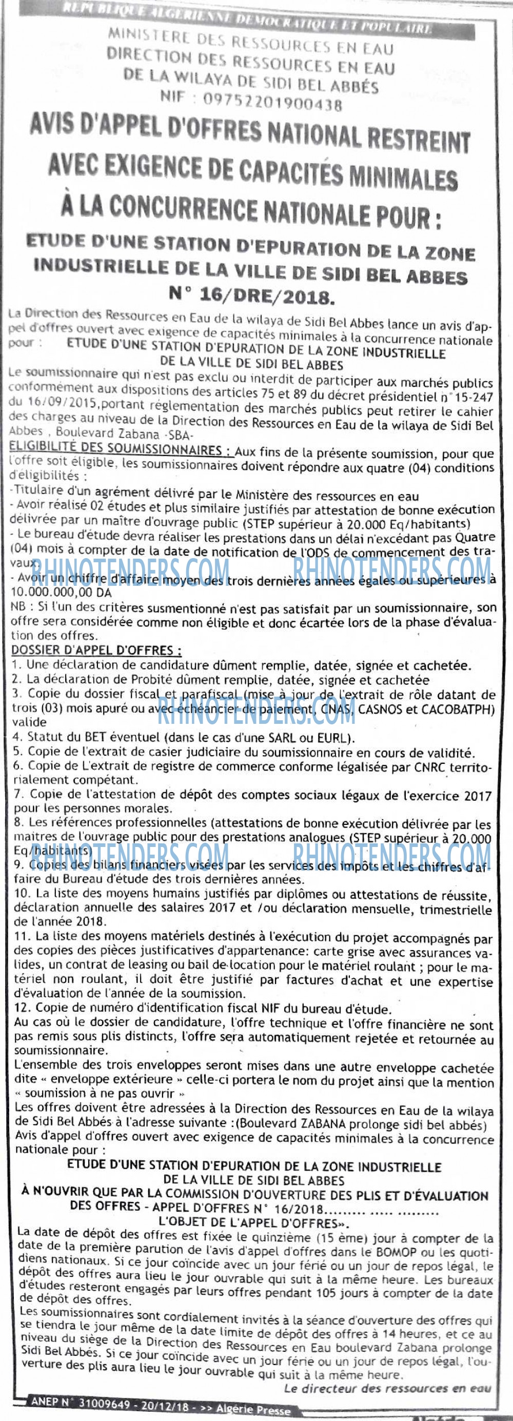 ALGERIE PRESSE