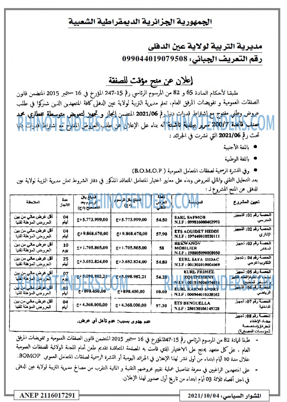 المشوار السياسي