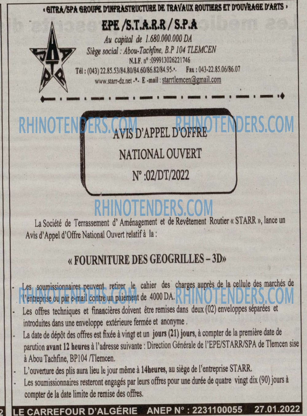 Le Carrefour d'Algérie