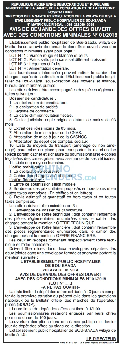 LE SOIR D'ALGERIE